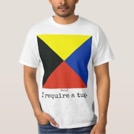 海軍はワイシャツ(ズールー)、人に印を付けます Tシャツ