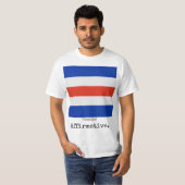 海軍はワイシャツ(チャーリー)、人に印を付けます Tシャツ (正面フル)