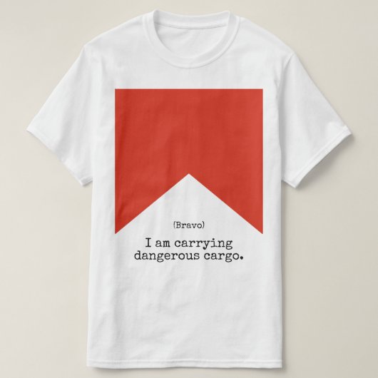 海軍は印を付けますワイシャツ(Bravo)に Tシャツ (デザイン正面)