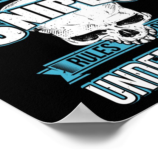 海軍は地下世界の規則を狙撃する ポスター (角)