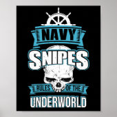 海軍は地下世界の規則を狙撃する ポスター (正面)