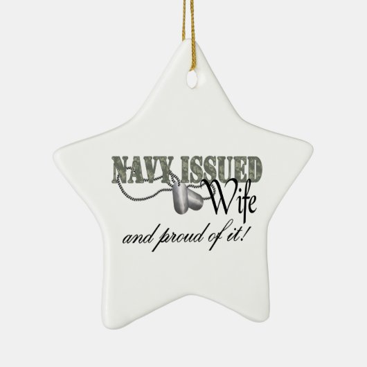 海軍は妻を出しました セラミックオーナメント (右)