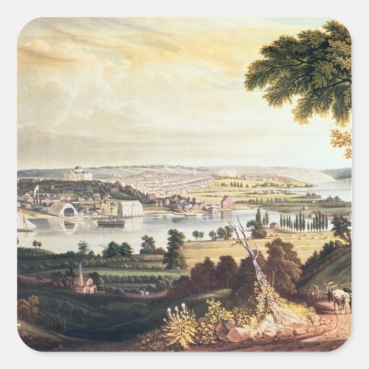 海軍を越えたワシントン市 スクエアシール (正面)