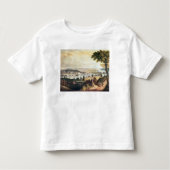 海軍を越えるからのワシントン州市 トドラーTシャツ (正面)