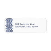 海軍アズレジョ | タイルスペインのパターンV2ラベル ラベル (正面)