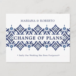 海軍アズレジョ |計画スペインののタイルのレース変更 案内ポストカード