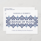 海軍アズレジョ |計画スペインののタイルのレース変更 案内ポストカード (正面/裏面)