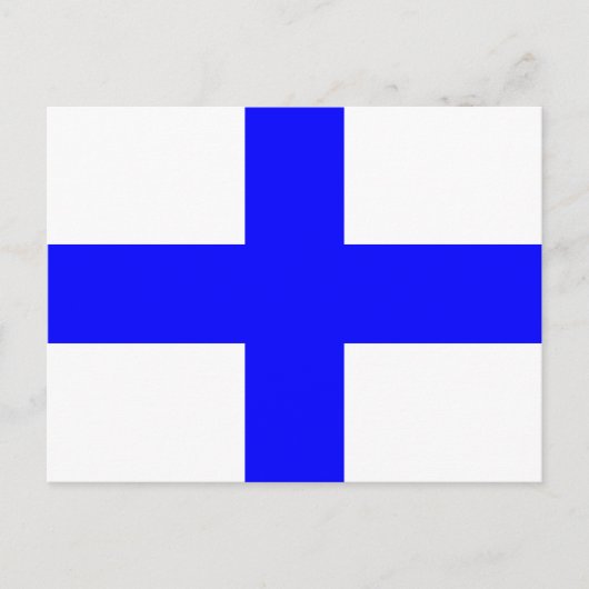 海軍アルファベット旗信号文字X ポストカード (正面)