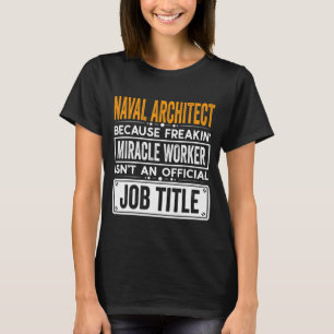 海軍アーキテクト公式ジョブタイトルキャリア海軍ジョー Tシャツ
