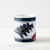 海軍エアロビクスチームペンサコーラ（フロリダ州） コーヒーマグカップ (中央)