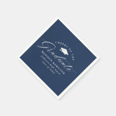 海軍エレガントの応援を大学院生に向けて脚本 スタンダードカクテルナプキン (角)