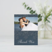 海軍エレガントフローラス結婚ワーズの写真感謝していよ ポストカード (スタンド正面)