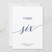 海軍エレガント書道表6表番号 招待状 (正面)