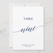 海軍エレガント書道表9表番号 招待状 (正面)