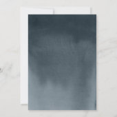 海軍エレガント水彩写真卒業 案内状 (裏面)