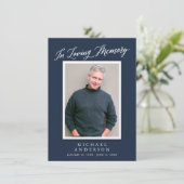 海軍エレガント記念写真お祝いオブ・ライフ 招待状 (スタンド正面)