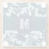 海軍カモフラージュ ガラスコースター (裏面)