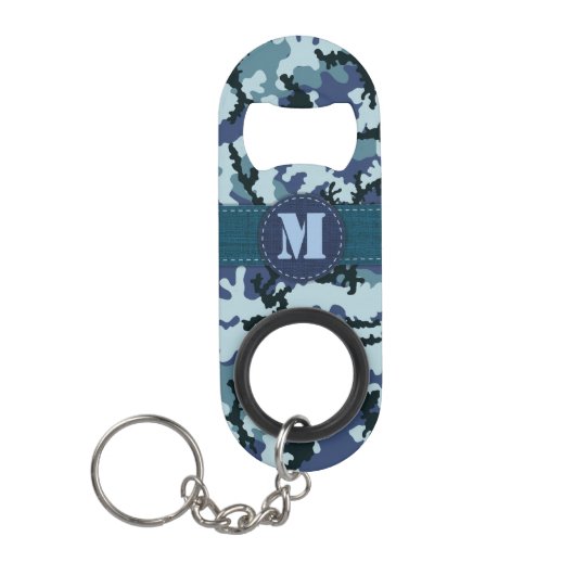 海軍カモフラージュ キーホルダー栓抜き (正面)