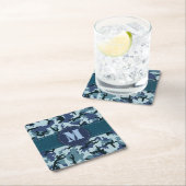 海軍カモフラージュ スクエアペーパーコースター (インサイチュ)