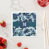 海軍カモフラージュ スタンダードカクテルナプキン (インサイチュ)