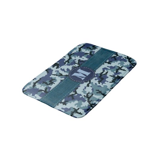 海軍カモフラージュ バスマット (アングル)