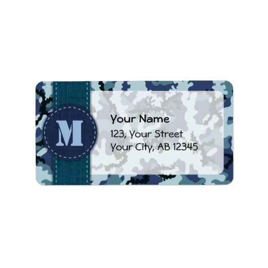 海軍カモフラージュ ラベル (正面)