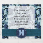 海軍カモフラージュ ワインラベル (シングルラベル)