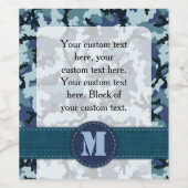 海軍カモフラージュ ワインラベル (シングルラベル)