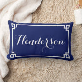 海軍ギリシャ人の鍵の姓 ランバークッション (ブランケット)