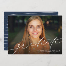 海軍クラシックシンプル卒業発表