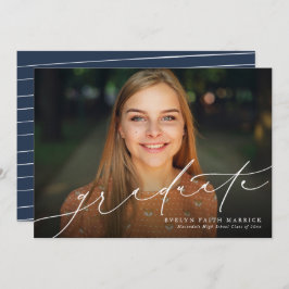 海軍クラシックシンプル卒業発表