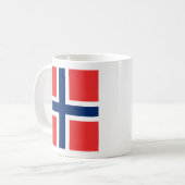 海軍ジャックノルウェー、ノルウェー コーヒーマグカップ (正面左)