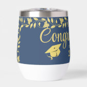 海軍スタイリッシュ卒業キャップアイビーの上品な金ゴールド (正面)