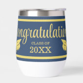 海軍スタイリッシュ卒業冠の上品な金ゴールド (左面)