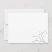 海軍スタイリッシュ結婚式 出欠カード (裏面)