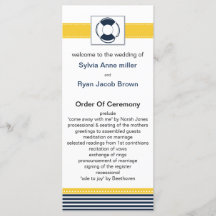 海軍ストライプ、ライフブイ航海のー、結婚式