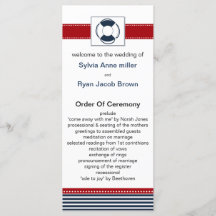 海軍ストライプ、ライフブイ航海のー、結婚式