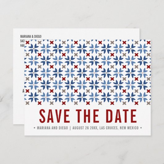 海軍スペインのと赤瓦メキシ結婚カン 案内ポストカード (正面/裏面)