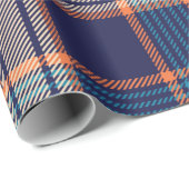 海軍タータンチェック格子 ラッピングペーパー (ロールコーナー)