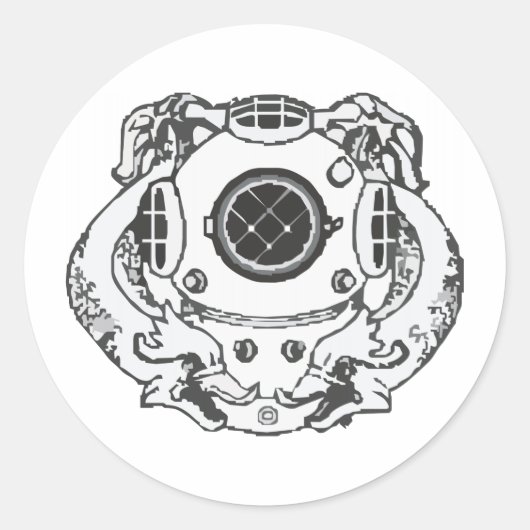 海軍ダイバーの第1クラス ラウンドシール (正面)