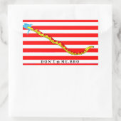 海軍ツイートバー戦闘旗 長方形シール (バッグ)