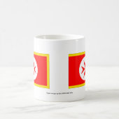 海軍トスカーナ·メディチの旗 コーヒーマグカップ (中央)