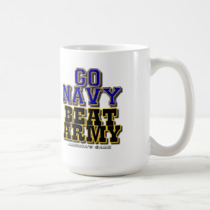 海軍ビートの軍隊は行きます コーヒーマグカップ