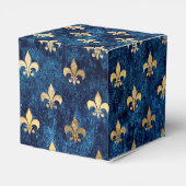 海軍ファンシー金ゴールド(紋章の)フラ・ダ・リ フェイバーボックス (裏面サイド)