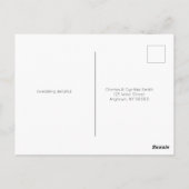 海軍フローラ結婚出欠のはがき ポストカード (裏面)