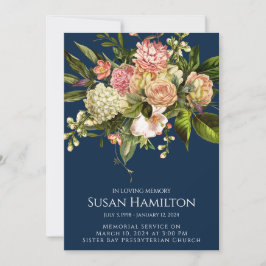 海軍フローラ葬儀告示式 招待状