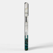 海軍フローラ金ゴールド大理石 Case-Mate iPhoneケース (裏面 / 右)