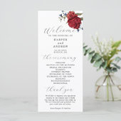 海軍ブルゴーニュ結婚フローラ式プログラム プログラム (スタンド正面)