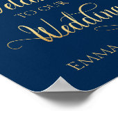 海軍ブルゴーニュ結婚ー金ゴールドへようこそ ポスター (角)