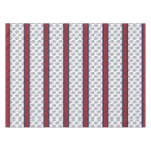 海軍ペイズリーー愛国的なストライプテーブルクロス テーブルクロス (正面(横))